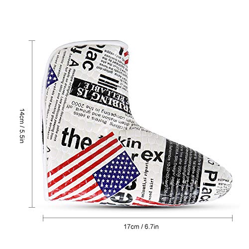 Honelife Tampa do Putter do Headcover do Putter do Golf com fechamento magnético