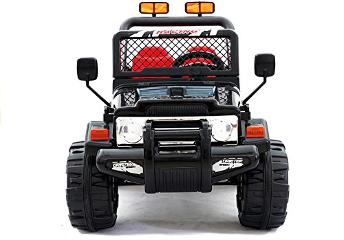 BSD Elektro Kinderauto Elektrisch Ride On Kinderfahrzeug Elektroauto Fernbedienung - Raptor 2x35W 2-Sitzer - Schwarz – Bild 5