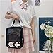 AWXZOM cute Ita Backpack Fashion Gameboy Style itabag 3 way bag Kawaii Backpack pin display backpack ita bag backpack cute backpack