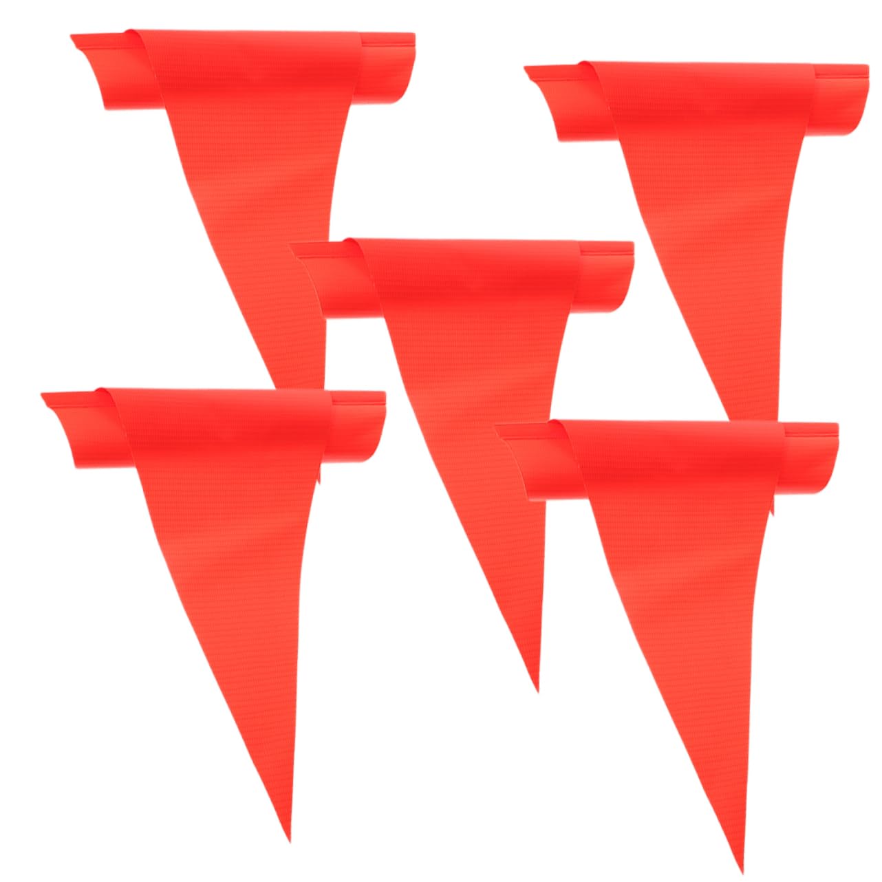 Kisangel 5 Sätze Teiliges Hochsichtbare Fahrrad Sicherheitsflagge Warnfahne Für Fahrräder Leicht Für Radfahren Geeignet Für Fahrräder Anhänger Und Rollstühle 5 Stücke * 5