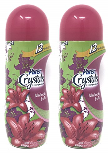 Purex Crystals In-Wash Fragrance Booster, Fabulously Fresh, 15.5 Ounces (Pack of 2)