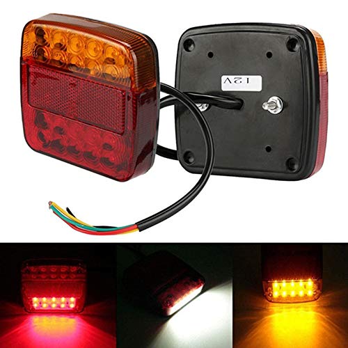fanale posteriore dell'auto Rimorchio per camion 20LED Fanale posteriore Freno Stop Indicatore di direzione Lampada 12V
