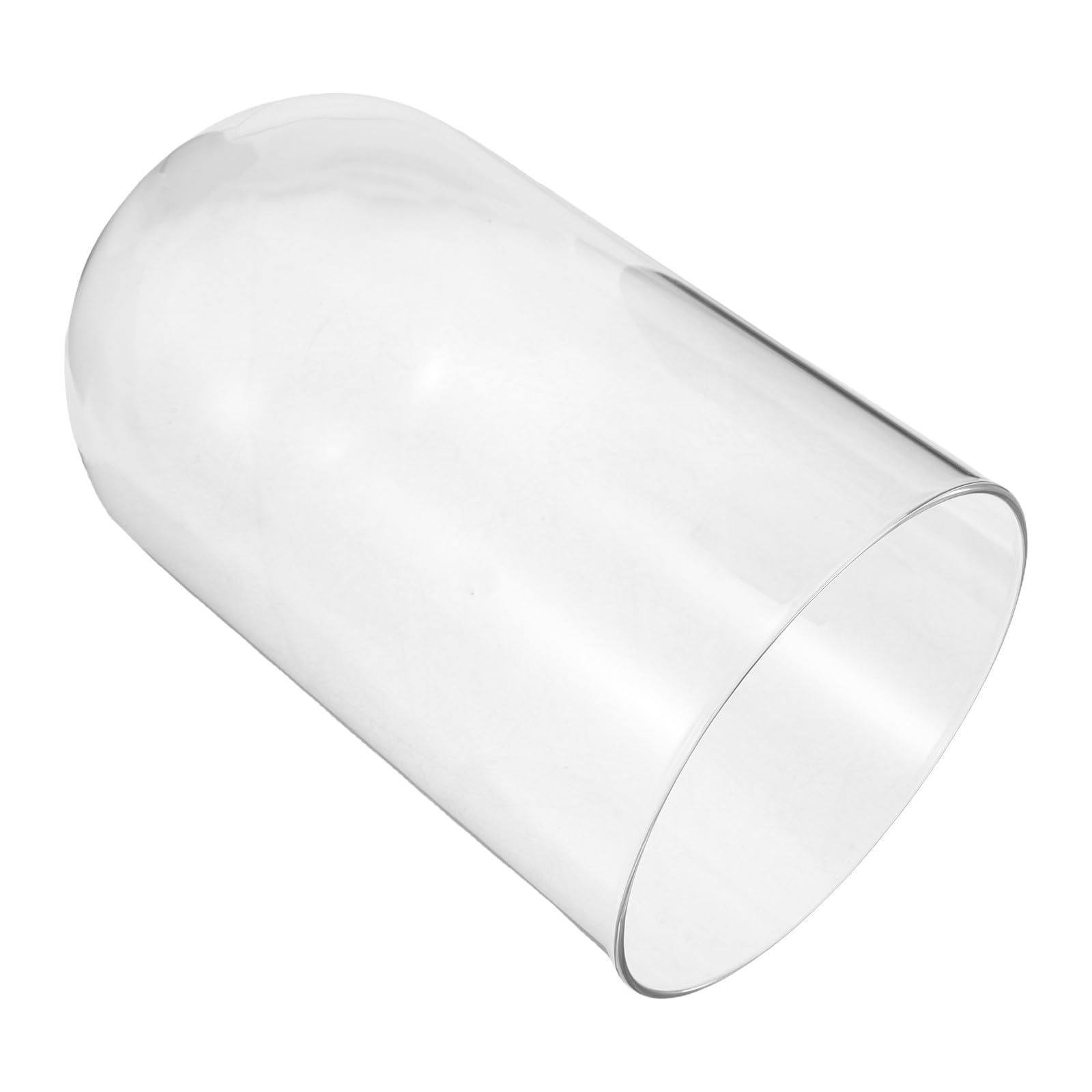 Cloche en verre transparente Cabilock pour horloge dôme de protection
