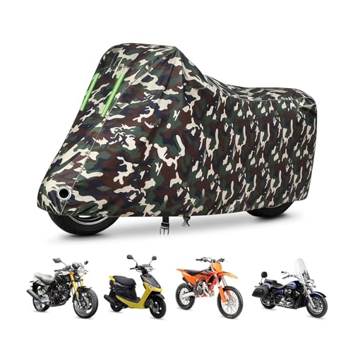 Funda para Moto Impermeable para Yamaha Xtz 750 Super Ténéré|Funda Impermeable Personalizada para Motocicleta(Uso Exterior)|Resistente a Lluvia,Polvo,Rayos UV y Viento|con Hebillas