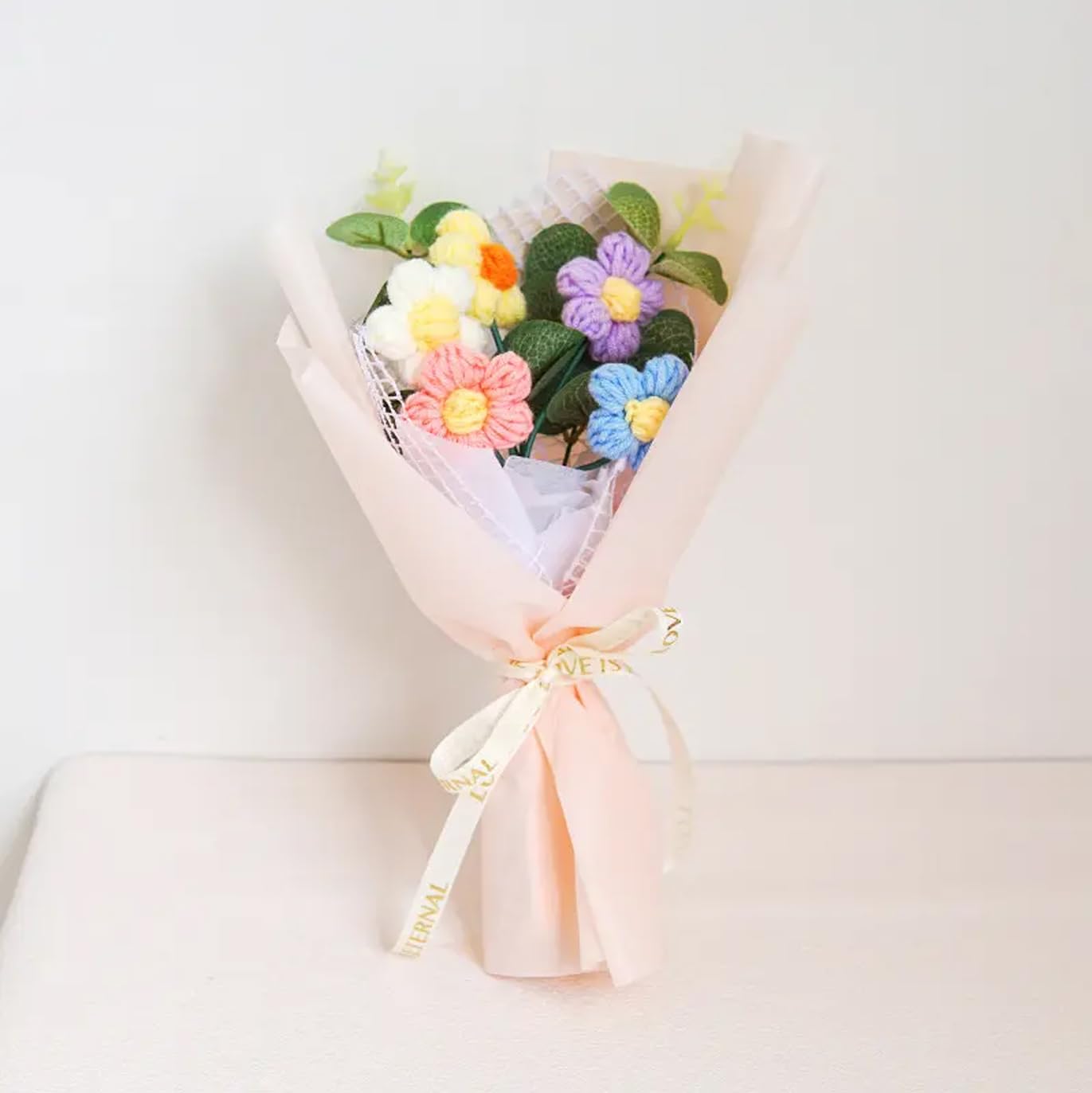 See full amazon price history chart for HASTHIP® Handmade Crochet Flower Bouquet Gift Lovely Color Crochet Flowers Bouquet Gift for Girls Home Decor for Mother Assortment of 5 Small Daisies with Light Pink Wrapping Paper HASTHIP® Handmade Crochet Flower Bouquet Gift Lovely Color Crochet Flowers Bouquet Gift for Girls Home Decor for Mother Assortment of 5 Small Daisies with Light Pink Wrapping Paper (B0D81ZVWH3) Amazon Price History, Amazon Price Tracker