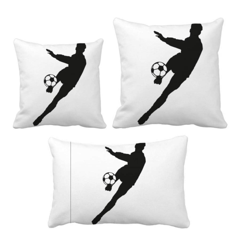 Housse de coussin de football décoration maison taie oreiller canapé sport