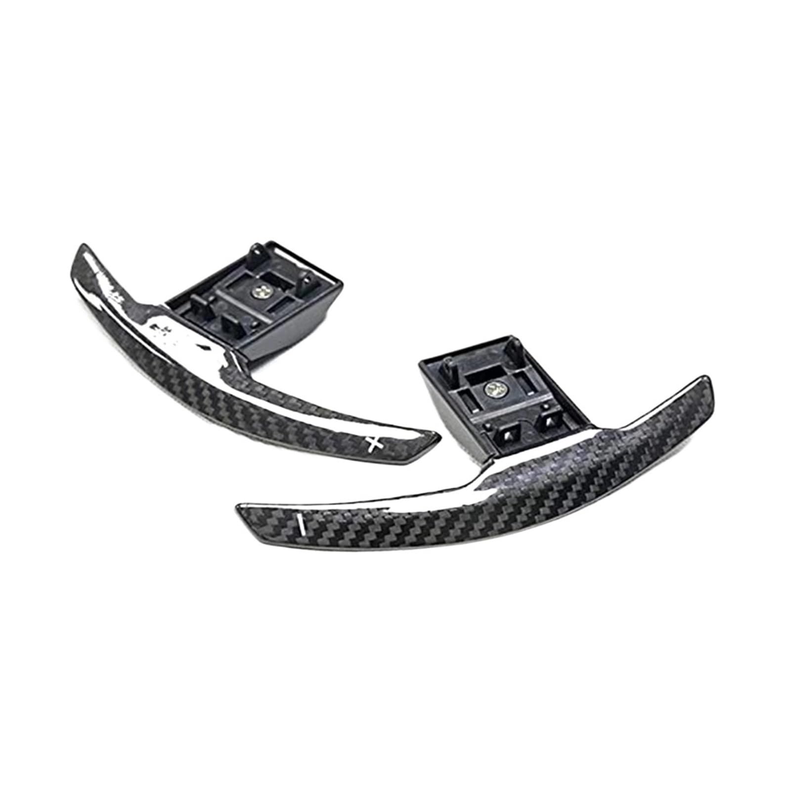 Fissi Compatibile Con BMW Per F25 X3 2013 2014 2015 2016 2017 2018 Cambio Al Volante In Fibra Di Carbonio Nero Lucido Per Auto