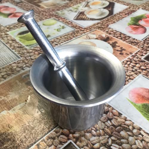 Socador de Alho Pilão Almofariz Em Alumínio Tradicional Elegante Para Uma Cozinha Eficiente Triturad