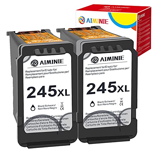 Up To 40% OFF AIMINIE Remanufactured Ink Cartridge Replacement for Canon 245 Ink Black High Yeild, Use with Canon Pixma MG2525 TR4520 MG2522 TS3122 TR4522 TS3320 MX492 TS3322 MX490 TS202 MG2520 Printer (2-Pack) Tech Deals 🔥 AIMINIE Remanufactured Ink Cartridge Replacement for Canon 245 Ink Black High Yeild, Use with Canon Pixma MG2525 TR4520 MG2522 TS3122 TR4522 TS3320 MX492 TS3322 MX490 TS202 MG2520 Printer (2-Pack)