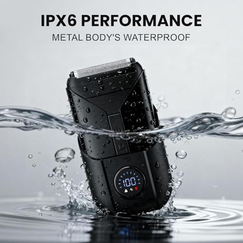 Image of Electric Foil Shavers for Men | Close 3-Speed Electric Razor, Bald Head Shavers, Face Shaving Beard Trimmer with LCD Display, Gifts for Men(Black)