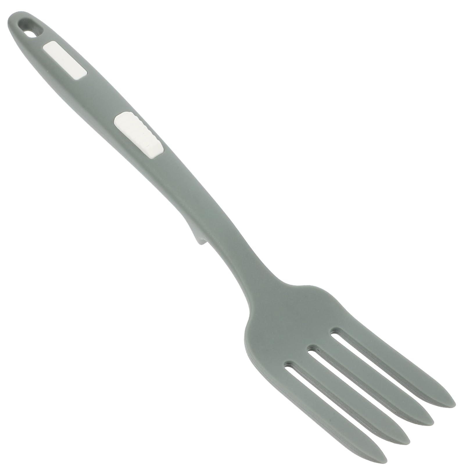 COLLBATH Multi Function Silicone Spaghetti Fork Ergonomic Non Stick Cooking Utensil Heat Resistant Food Fork for Kitchen Use for Pasta Noodle Serving