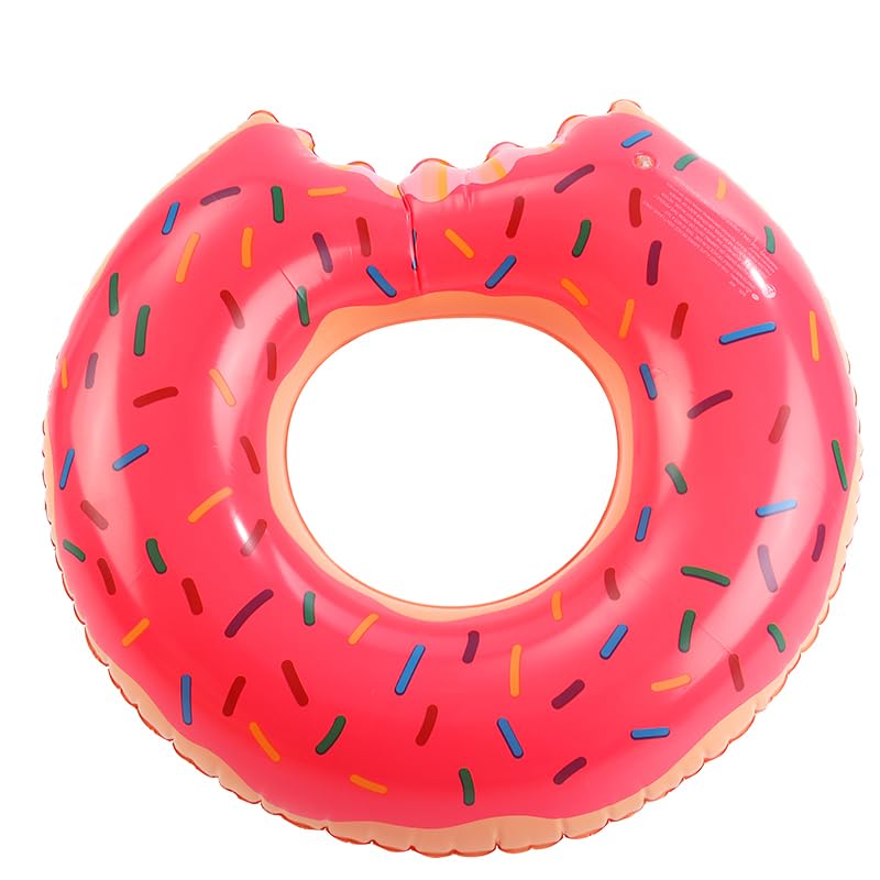 Genérico Anillo de natación,Anillo de natación Inflable, Anillo de natación Inflable para niños,Donut Flotador,Flotador Inflable de Piscina,para Fiesta en la Piscina de Verano