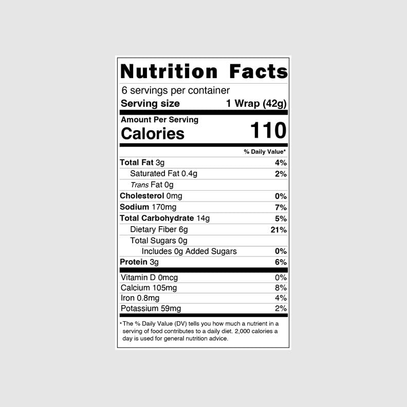 Miniatura 3 de Bfree - Tortilla envolvente sin gluten de 8 pulgadas con semillas de quinoa y chía con Teff y semillas de lino sin lácteos, envolturas, 8.89 onzas