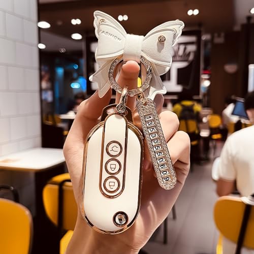 Funda de llave para Wuling Mini EV en TPU premium con acabado elegante y protección integral 2