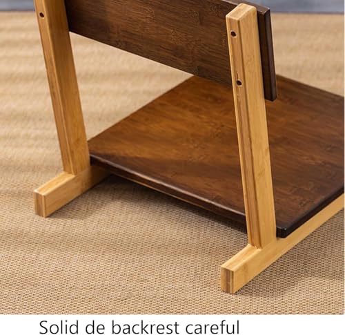 Chaise inclinable extérieure et intérieure en bois de sol portable sans pieds - 8