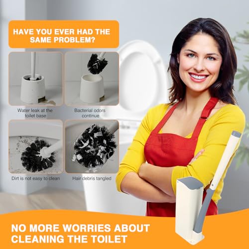 Image of Toilet Wand Holder Replacement for Clorox - Compatible with Clorox Toilet Wand System, Secure & Durable Storage for Toilet Cleaning Brush