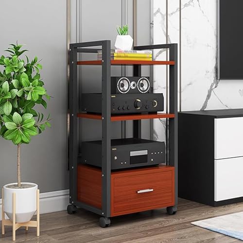 Soporte abierto para consola de juegos y reproductor de DVD con cajón