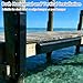 DEDU Dock Bumpers 48 Inch 2 Pack, Boat Dock Bumpers Heavy Duty Dock Post Bumpers, Dock Fender Bumper Guards Dock Piling Bumpers PVC Suit for Horizontal and Vertical with Screws and Washers (Black)