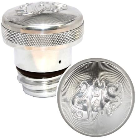 Speed Dealer Polished Gas Cap for West Coast Choppers Villain Style Tank Bung