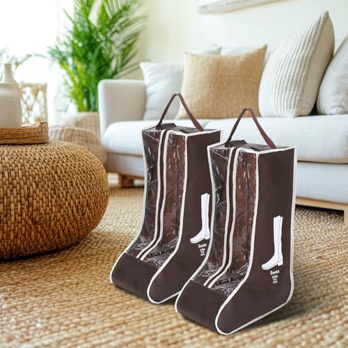 2 Stück Stiefeltasche Reitstiefel Schuhtasche Schuhsack Taschen Stiefel Aufbewahrung Schuhbeutel Reitstiefeltasche Reise Tragbare Wasserdicht Stiefelspanner Reitstiefel für Zuhause und Reisen