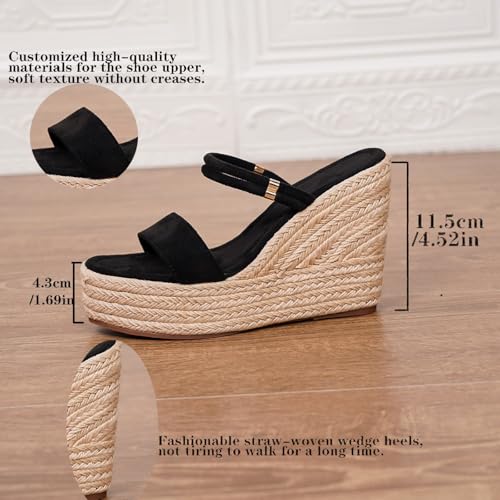 Sandales espadrilles compensées femme à plateforme pour la plage