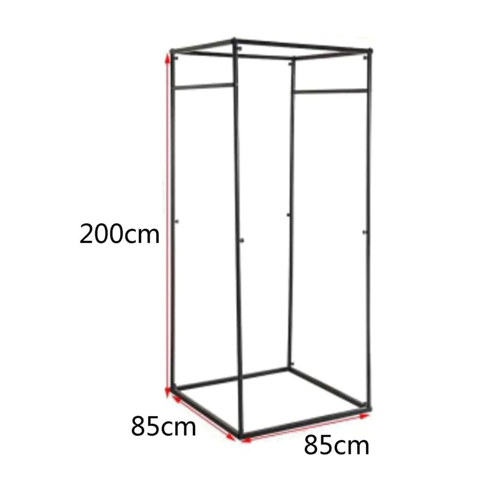 SIAMZYWV Changing Room Detached Fitting Room Linen Movable Large Space Metal Portable Changing Room Installation Accessories Square Dressing Room Privacy Space
