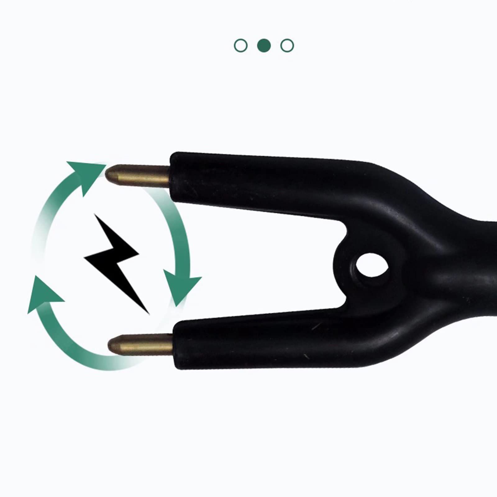 Palo eléctrico para ganado, impermeable, recargable, eléctrico, para aturdir animales, para vaca, cerdo, ganado, cabras, perro grande y más, funciona con pilas
