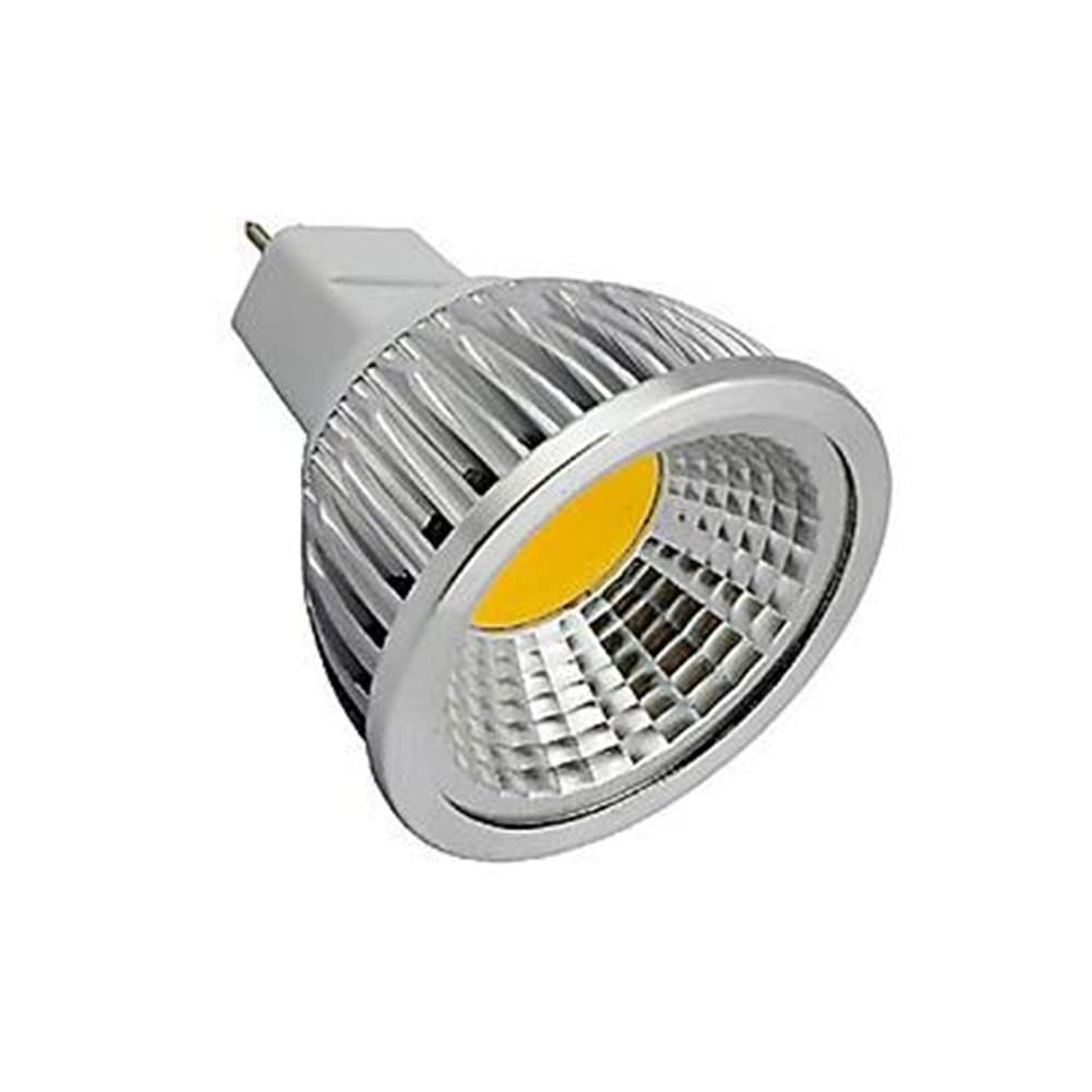 Fengyan Bombillas domésticas 10pcs / lote 1 LED 2V Bombilla de foco MR16 COB 6W 9W 12W Blanco caliente / fresco LED Lámpara Downlight Iluminación doméstica ( Color : Warm White , Talla : MR16 12W )