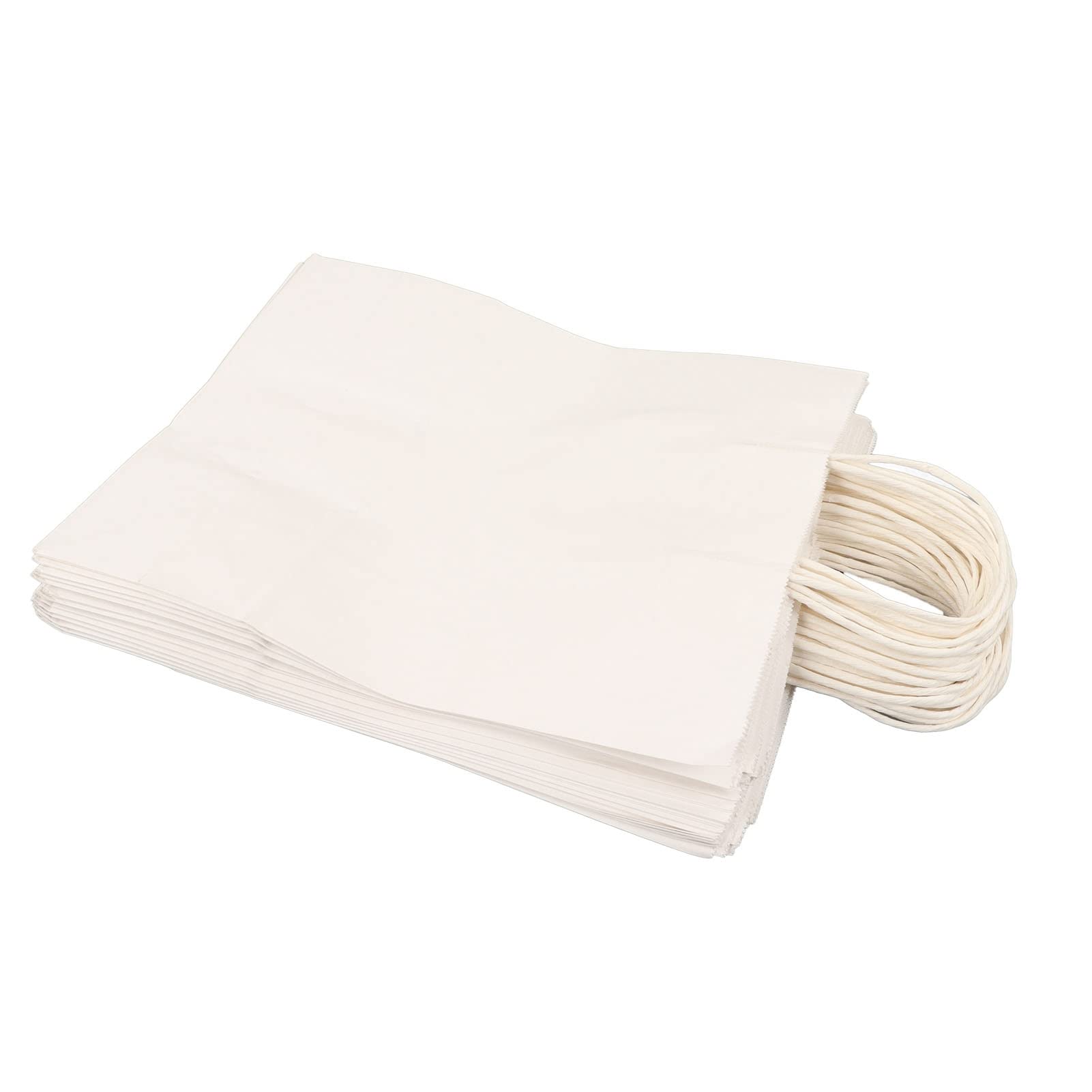Restokki Białe torby Kraft Torby na imprezy 50szt (280x280x150mm)