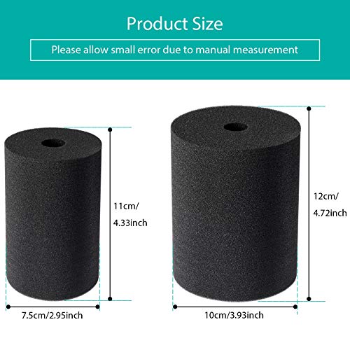 Weewooday Cup Turner Foam Black Cup Turner Inserts For Tumbler Cup Elastic Sponge For Tumblers Crafting 10 Oz To 40 Oz (8) #TOP1