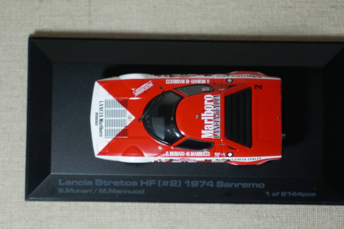 Amazon | 1/43 タバコデカール加工 WRC初優勝 hpi Lancia Stratos HF