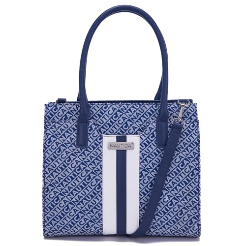 Image of Nautica Womens Sandy Jr. Top Handel Satchel with Removable Crossbody Strap