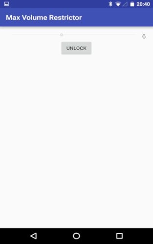 Max Volume Restrictor