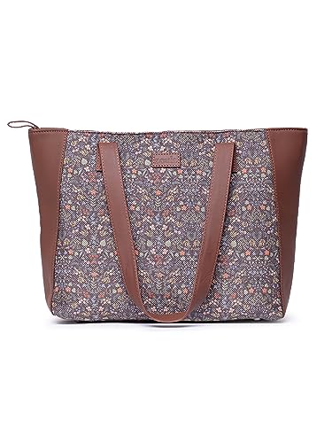 Image of ZOUK Women's Handcrafted Side Tote Bag and Handbag for Office and College