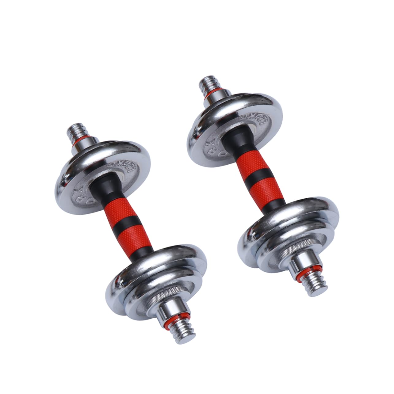 1Pair Electroplated Dumbbells Professional Home Gym Equipment for Full Body Workout Durable Grip for Safety for Men Women