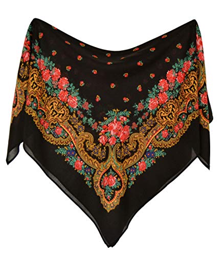 Traje Regional Pañuelo portugués negro - 65 x 65
