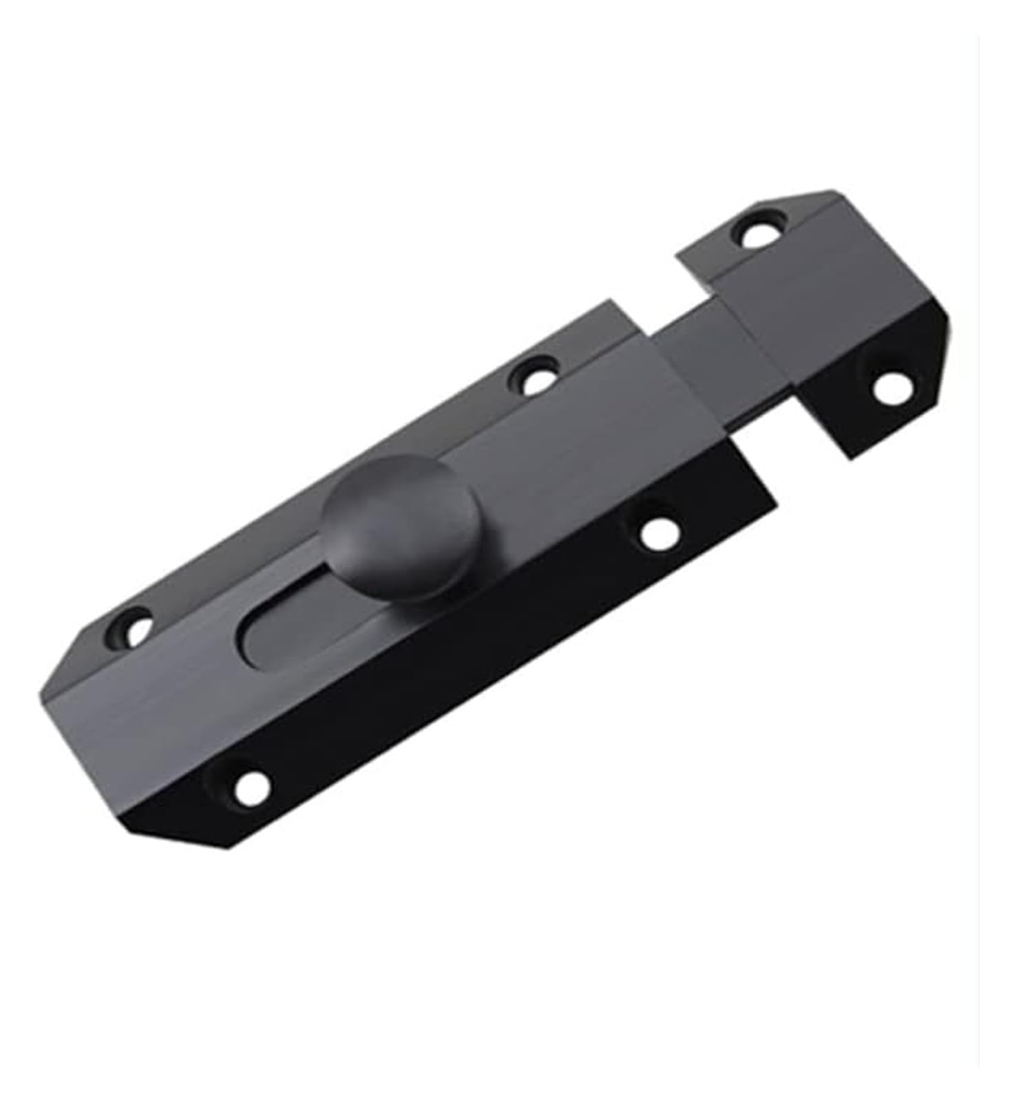 Door Lock Bolt,Slide Bolts Lock，Slide Latch Brass Security 180° Rotation Door Home Gate ty Clasp Hasp Lock Latch Latch for Home Security(Black)
