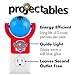 Projectables LED Plug-in Night, Blue and Red, Light Sensing, Auto Nickelodeon Paw Patrol Image on Ceiling, Wall, or Floor, 30604 Multicolor