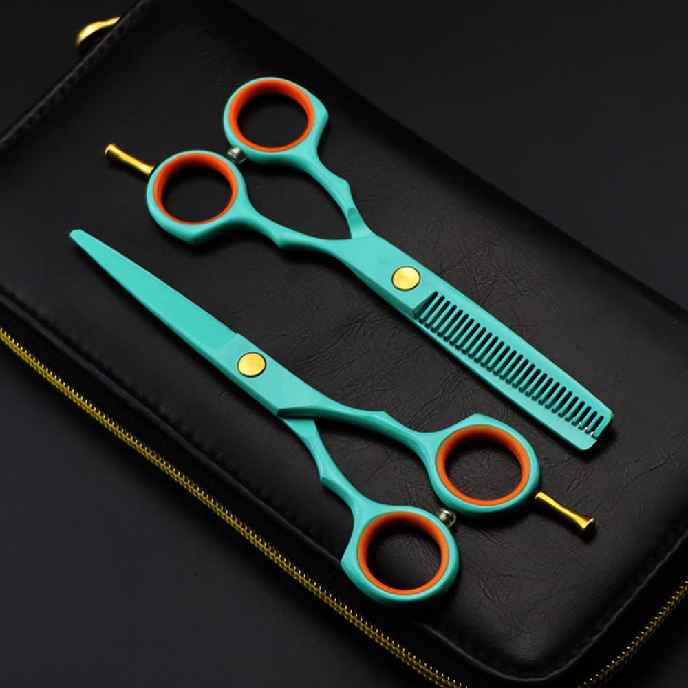 Forbici Professionali per Tagliare i Capelli, Forbici Professionali Si 440c da 5,5 Pollici, Forbici per Capelli, Forbici per sfoltire, Forbici da Barbiere, Forbici da Parrucchiere