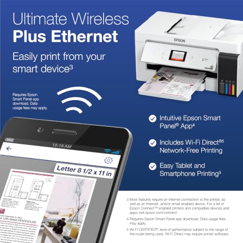 Epson EcoTank ET-15000 Wireless Color All-in-One Supertank