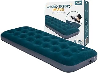 VG PLUS, Colchão Inflável Cama Solteiro Airbed Com Bomba Interna Vg Plus - Produto 8 mais recomendado com 4.2 estrelas
