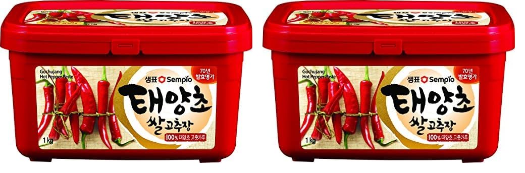 Sempio Paprikapaste, scharf, 1 kg (Packung mit 2)