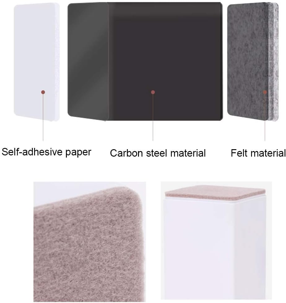 Furniture Legs Bed Cabinets Risers Metal Square Table Legs Furniture Feet Replacement Furniture Risers Legs Couch Legs Sofa Desk Legs 4pcs(white3cm)