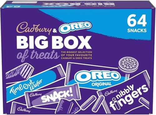 Cadbury & OREO Big Box of Treats 64 Assorted Chocolates 1618 g (Pack of 1)