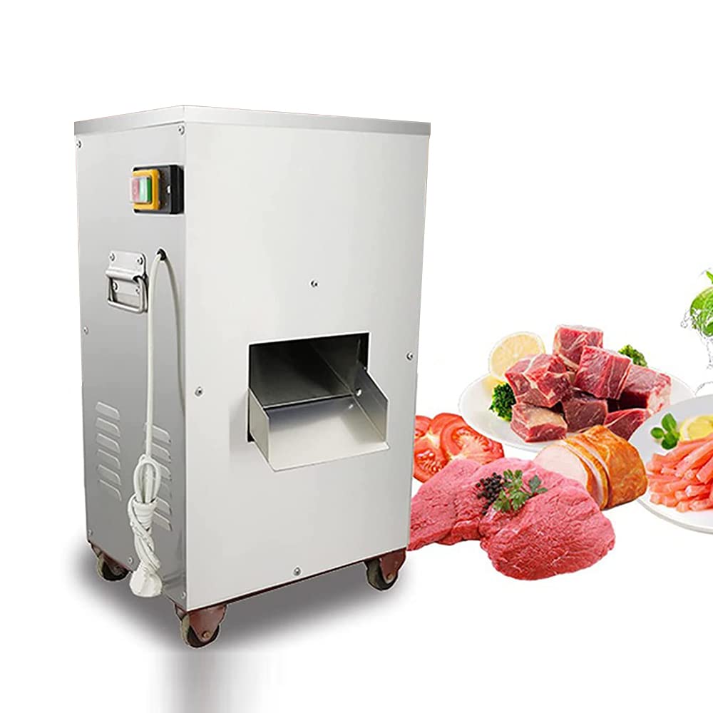 Affettatrice Verticale elettrica Commerciale per Carne, affettatrice Automatica per Carne, trituratrice, affettatrice per Carne di Grandi Dimensioni