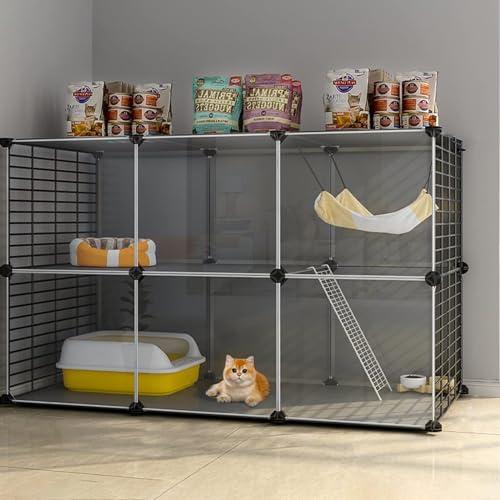 Espace sécurisé pour chatons et parc d'exercice portable au salon