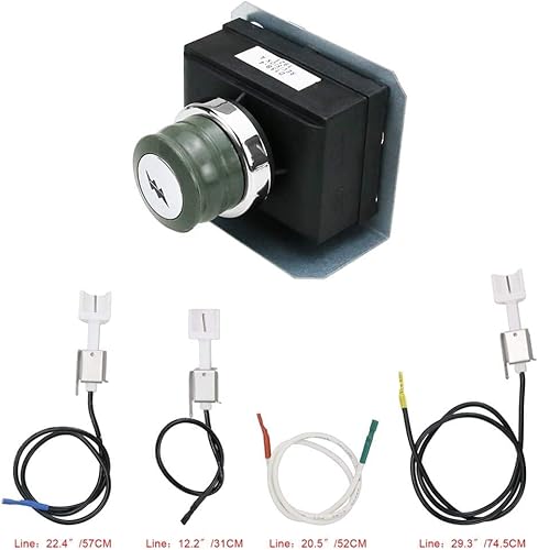 Miniatura 3 de Uniflasy 69851 Botón de encendido de parrilla para Weber Spirit 220320330335 Series Grill, kit de encendido de repuesto para E220 E330 E320 E335,