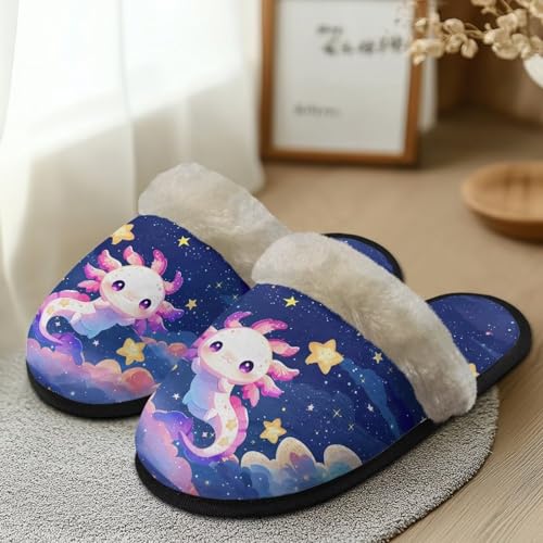 FOR U DESIGNS Christmas Slippers Comfy House Slippers for Women Girls Indoor Fuzzy Slippers Winter Warm Home Slippers2