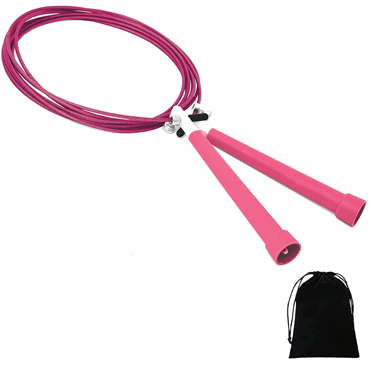 B Fit Speed Jump Rope for Cross Fit, Speed Skip Rope Training, Adjustable Jumping Rope for Cardio Fitness & Exercise-image-16