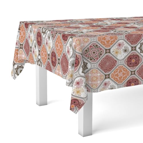 Martina Home Jucar Nappe en Toile Cirée Rouge 100 x 140 cm